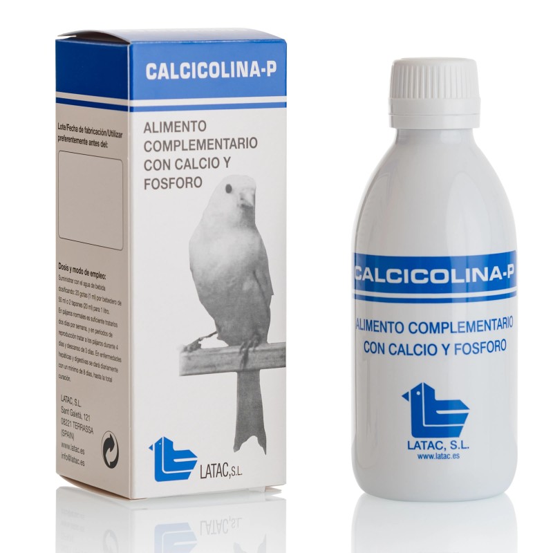 Calcicolina-P 250ml calcium et choline oiseaux