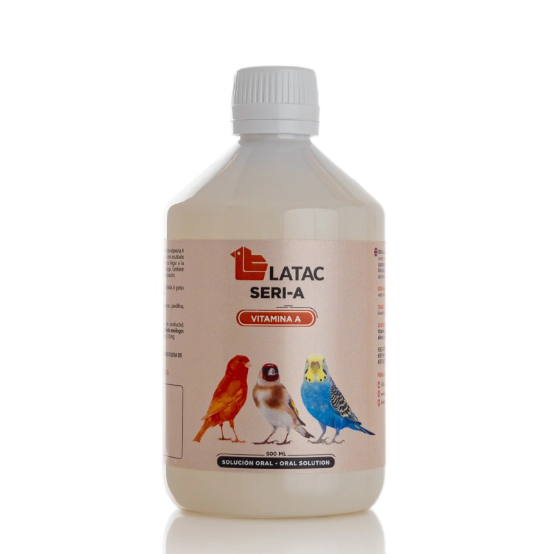 Latac Seri-A vitamine A pure pour oiseaux blanc recéssif